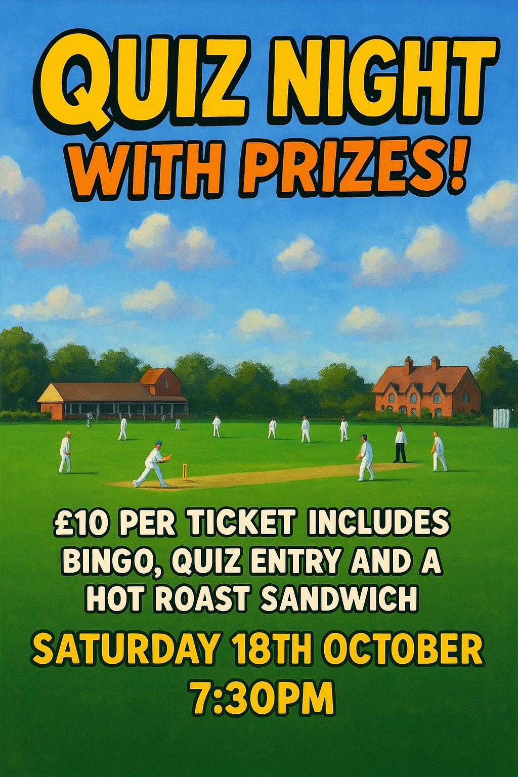 🧠✨ West Bretton CC Quiz & Bingo Night ✨🧠